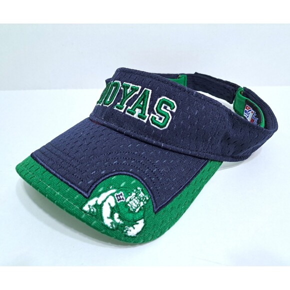 Georgetown Hoyas Visor The Game NCAA Adjustable Hat Cap Green Blue Bulldog - Picture 1 of 9